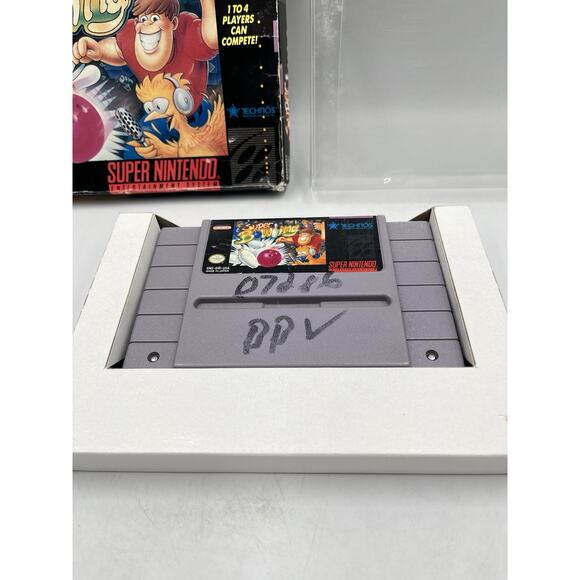 Super Bowling Super Nintendo SNES With Original Box + Protector - Picture 3 of 16